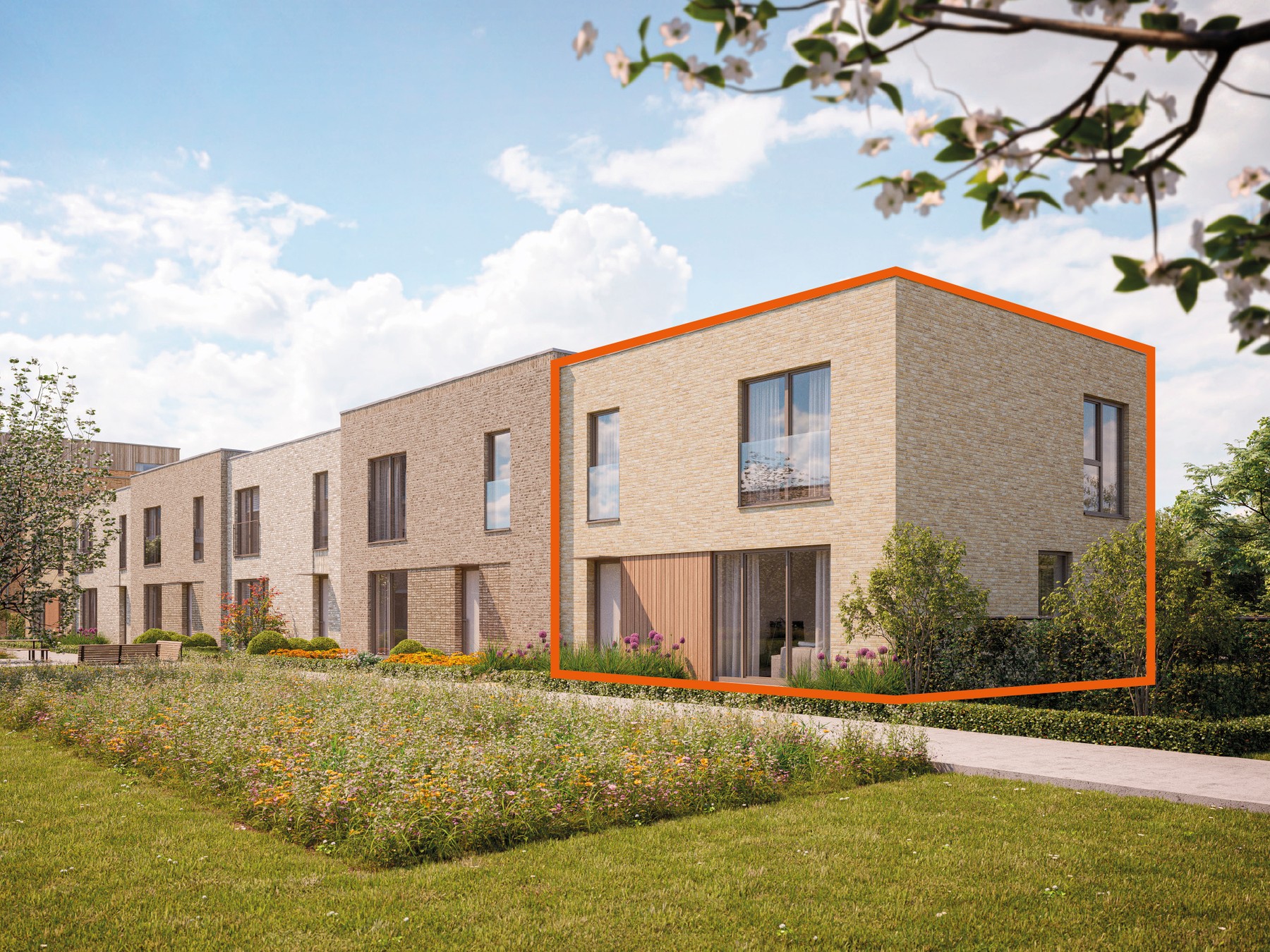Lot 56 moderne halfopen nieuwbouwwoning - foto 1