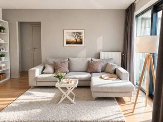 This charming flat is situated on the third floor of a new residential building on Mutsaardstraat, close to the bustling city centre. Furthermore, the Stadswaag, the University of Antwerp and the Royal Academy of Fine Arts are all within walking distance.

The flat offers every comfort and is beautifully finished. The use of warm materials, such as a lovely parquet floor, creates a cosy atmosphere.

The spacious living area opens onto the terrace. The open-plan kitchen is equipped with an electric hob, oven, microwave, dishwasher and fridge-freezer. Adjacent to this is a practical utility room with a washing machine connection.

The flat has two spacious bedrooms. The bathroom features a bath/shower and double washbasin unit.
Separate guest toilet.

Communal bicycle storage.

Service charges: 100 euros per month.
All utilities (gas, water and electricity) are to be met privately by the tenant.

Available from 1 August 2026.
