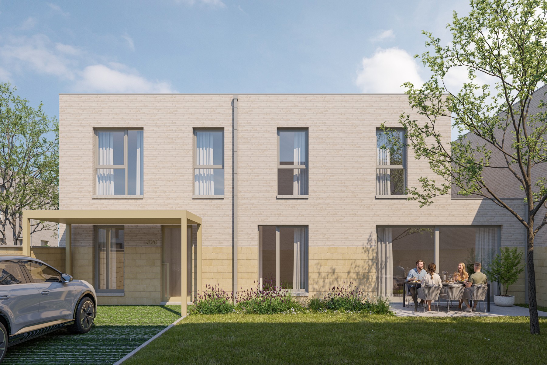 LOT 318 Moderne halfopen energiezuinige woning (136 m²) met 3 slaapkamers - foto 4