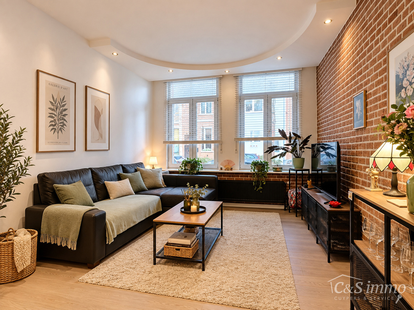 Sfeervol appartement met karaktervolle leefruimte en ruim terras - foto 1