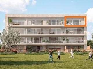 Penthouse met 3 slaapkamers in een vrijstaand gebouw. Ruim zuidgericht terras met uitzicht op de grote publieke groenzone. Ondergrondse parking en ruime individuele fietsenberging aanwezig.<br />📞 014 48 01 62 ✉️ info@matexi.be 💻 matexi.be/geel-laar