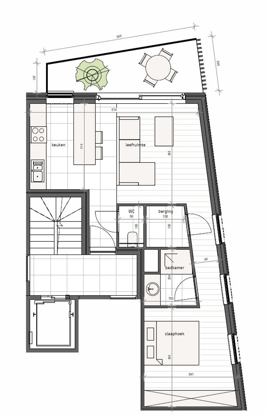 1-slpk appartement in Residentie Maurice te koop!  - foto 5