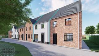 <p>Nieuwbouwwoning in groene oase te koop!</p><p>LOT 19<br />Indeling: inkomhal met gastentoilet, open ruime leefruimte, achteraan in de woning is er een open keuken met eiland en eethoek, berging. Op de eerste verdieping zijn er 3 slaapkamers, afzonderlijk toilet en een badkamer met inloopdouche en ligbad. Vaste trap naar de 4de slaapkamer(40m2). De tuin beschikt over een tuinberging, uitweg via een wandelpad die zicht geeft op de groene oase.</p><p>TROEVEN: gunstig epc, selectie en samenstelling van de badkamer en keuken kan gewijzigd worden in functie van uw smaak! VLOERVERWARMING, ZONNEPANELEN, en rustige ligging!</p><p>(Totale aankoopprijs inclusief kosten, btw en aansluiting: 401 802 euro mits u voldoet aan het gunsttarief van 6%btw)<br />Wenst u meer info mail naar info@property-vastgoed.be</p>