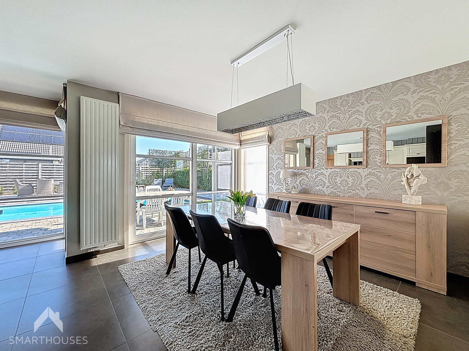Alleenstaande woning met 3 slpks, garage en verwarmd zwembad - foto 5