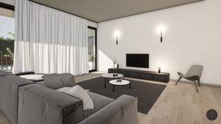 KORTEMARK: Appartement 2.04 met 2 slaapkamers en zitterras gelegen op de tweede verdieping van Nieuwbouwresidentie Mila en Nora<br /><br />Deze kleinschalige nieuwbouwresidentie is centraal gelegen nabij het station en op wandelafstand van de Markt in Kortemark. Met de E403 op 8,5 km geniet het project een uitstekende bereikbaarheid. In de onmiddellijke buurt vindt u er onder andere scholen, sporthal, natuur- en recreatiedomein Krekemeersen, warenhuizen, bakkerij, slagerij, apotheek, bank ... <br /><br />“Residentie Mila en Nora” bestaat uit 2 inkomhallen en 4 verdiepingen. De gelijkvloerse verdieping bevat 6 dubbele garageboxen, 5 enkele garageboxen en 5 autostaanplaatsen. In de eerste en tweede verdieping vinden we per verdieping 5 villa-appartementen. De dakverdieping bestaat uit 1 luxe-penthouse. <br /><br />Dit appartement wordt afgewerkt met de nodige precisie. De grote raampartijen, de aangename bewoonbare oppervlakte van 87,96m² en het zitterras van 5,4m² zorgen voor een zalig luchtig gevoel. De open keuken en de badkamer worden uitgerust met alle hedendaags comfort. <br /><br />Appartement 2.04 is gelegen op de tweede verdieping en is als volgt ingedeeld: <br />- Inkomhal met gastentoilet en berging<br />- Ruime leefruimte voorzien van grote raampartijen<br />- Kwalitatieve open keuken voorzien van alle hedendaags comfort<br />- 2 aangename slaapkamers<br />- Stijlvolle badkamer<br /><br />Mogelijkheid tot aankopen van een enkele/dubbele garagebox en/of een autostandplaats in het gebouw. <br /><br />TECHNISCH : <br />- Centrale verwarming op aardgas met condenserende wandketel<br />- Hoog-rendementsbeglazing met isolerende PVC-beraming<br />- Thermische isolatie conform EPB-regelgeving<br />- Ventilatiesysteem conform EPB-regelgeving<br />- Brandwerende en inbraakveilige Inkomdeur <br />- Conforme elektriciteit <br /><br />Bel Nik (T. 0472 38 97 46) vrijblijvend op voor meer informatie. Wij begeleiden u graag met de glimlach op zoek naar uw droomwoning & commercieel pand.