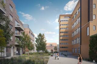 Techtower blaast een iconisch gebouw in hartje Kortrijk - de voormalige telefooncentrale - nieuw leven in. Met zijn unieke architectuur, duurzame renovatie en toplocatie wordt dit de place to be voor studenten. Met 105 stijlvolle en volledig gemeubileerde koten -mét eigen sanitaire voorziening- combineert dit project comfort, design en duurzaamheid. Vanaf academiejaar 2026 genieten studenten hier van studieruimtes, fitness, gemeenschappelijke keukens en ontspanningsruimtes.Op fietsafstand van alle hogescholen en de universiteit, en toch pal in het centrum van Kortrijk.Met een investering in Techtower kiest u voor zekerheid én gemoedsrust. Onze professionele partner Odalys neemt het volledige beheer uit handen: van huurdersselectie en contracten tot onderhoud en administratie. U geniet van een huurinkomstengarantie van maar liefst 12 jaar, zonder bijkomende kosten.Geen zorgen over verzekeringen, onroerende voorheffing, onderhoud, gemeenschappelijke kosten of leegstand. Alles wordt voor u geregeld.Techtower biedt de keuze uit Basic, Premium en Premium+. Allemaal volledig gemeubileerd en afgewerkt met duurzame materialen.Prijzen vanaf €134.500 exclusief kosten!Wilt u meer weten over deze unieke kans om zorgeloos te investeren in Kortrijk? Neem contact met ons op het nummer 056 22 55 66.