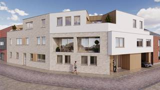 De werken zijn gestart!Gratis autostaanplaats bij het appartement.In het landelijke Sint-Amands wordt de kleinschalige residentie Delang opgetrokken...
