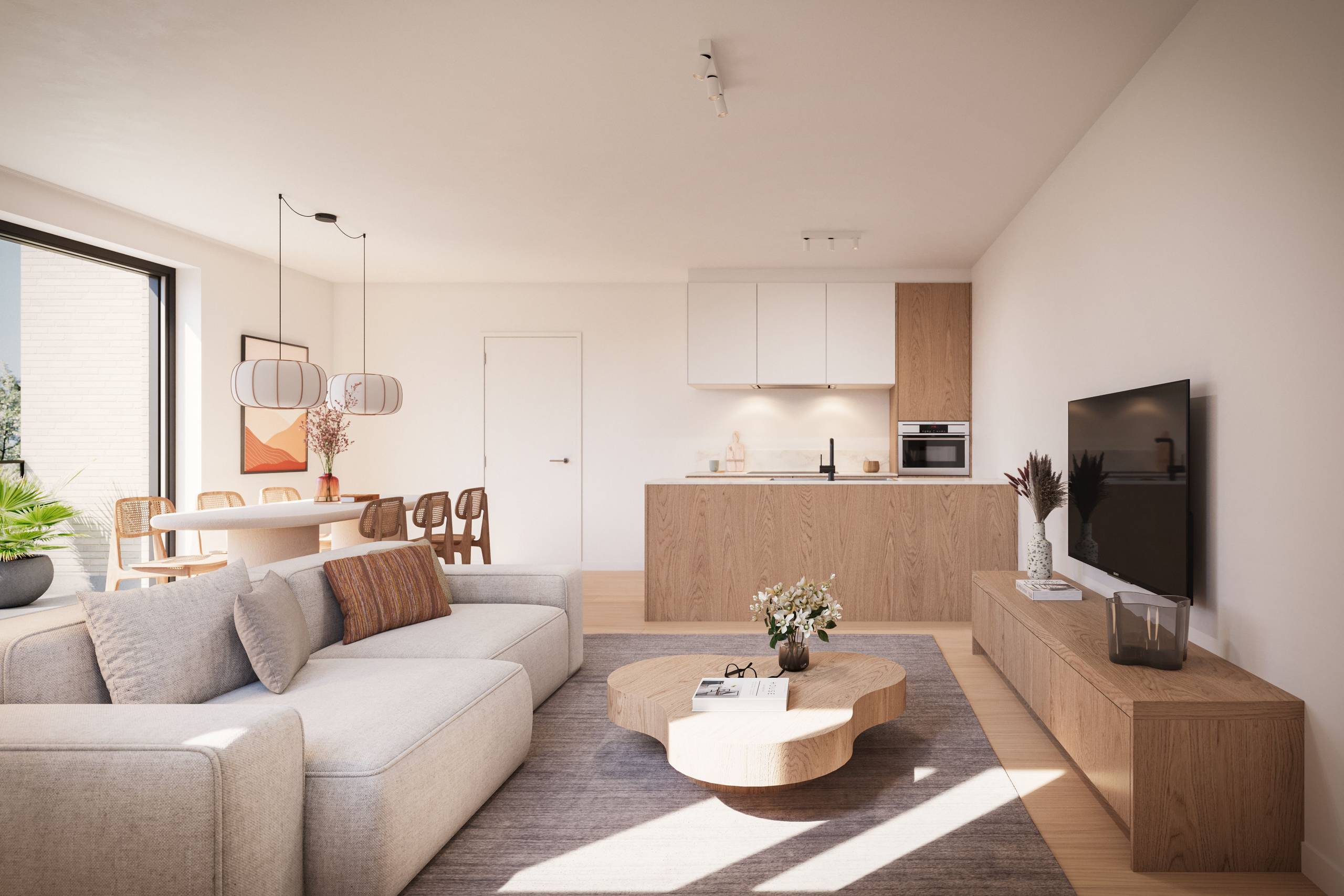 Nieuwbouw ruim tweeslaapkamer appartement op eerste verdieping met BEN-label en zongericht terras in Leffinge - foto 5
