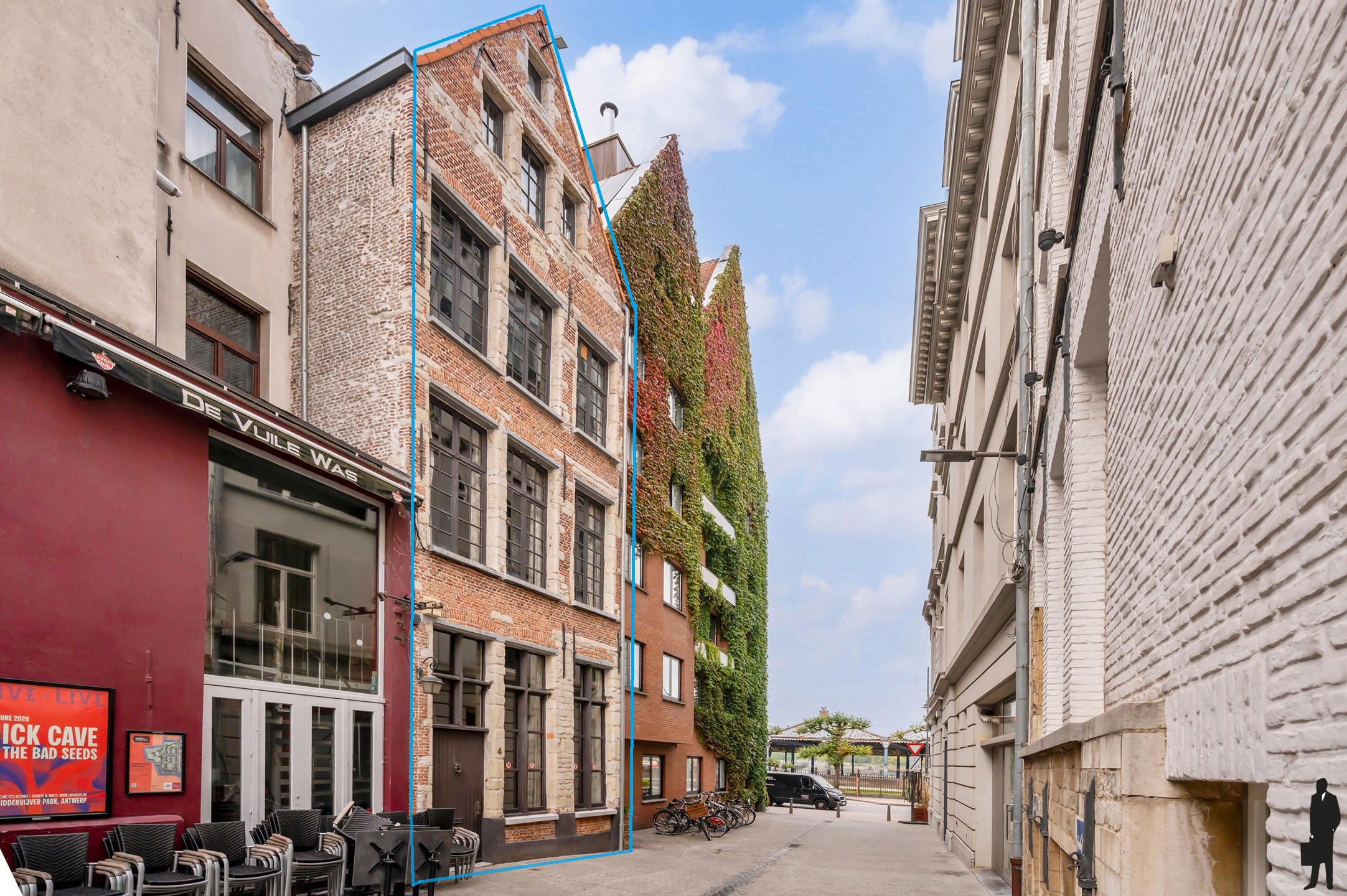 Authentiek stadspand met unieke uitzichten in hartje Antwerpen - foto 1