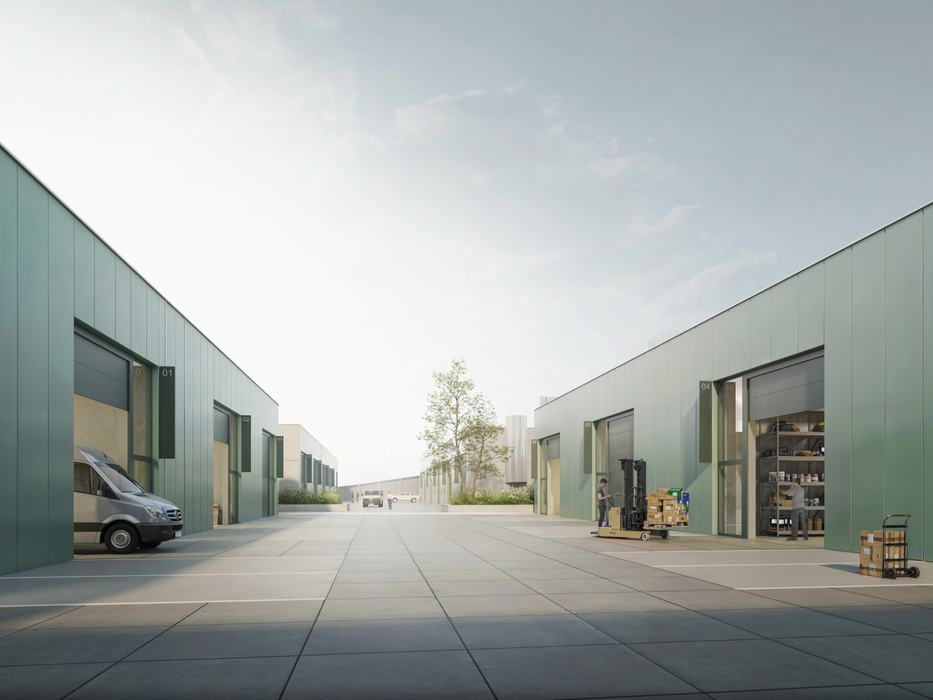 Nieuwbouw KMO-unit van 561 m² te koop in Drongen - foto 4