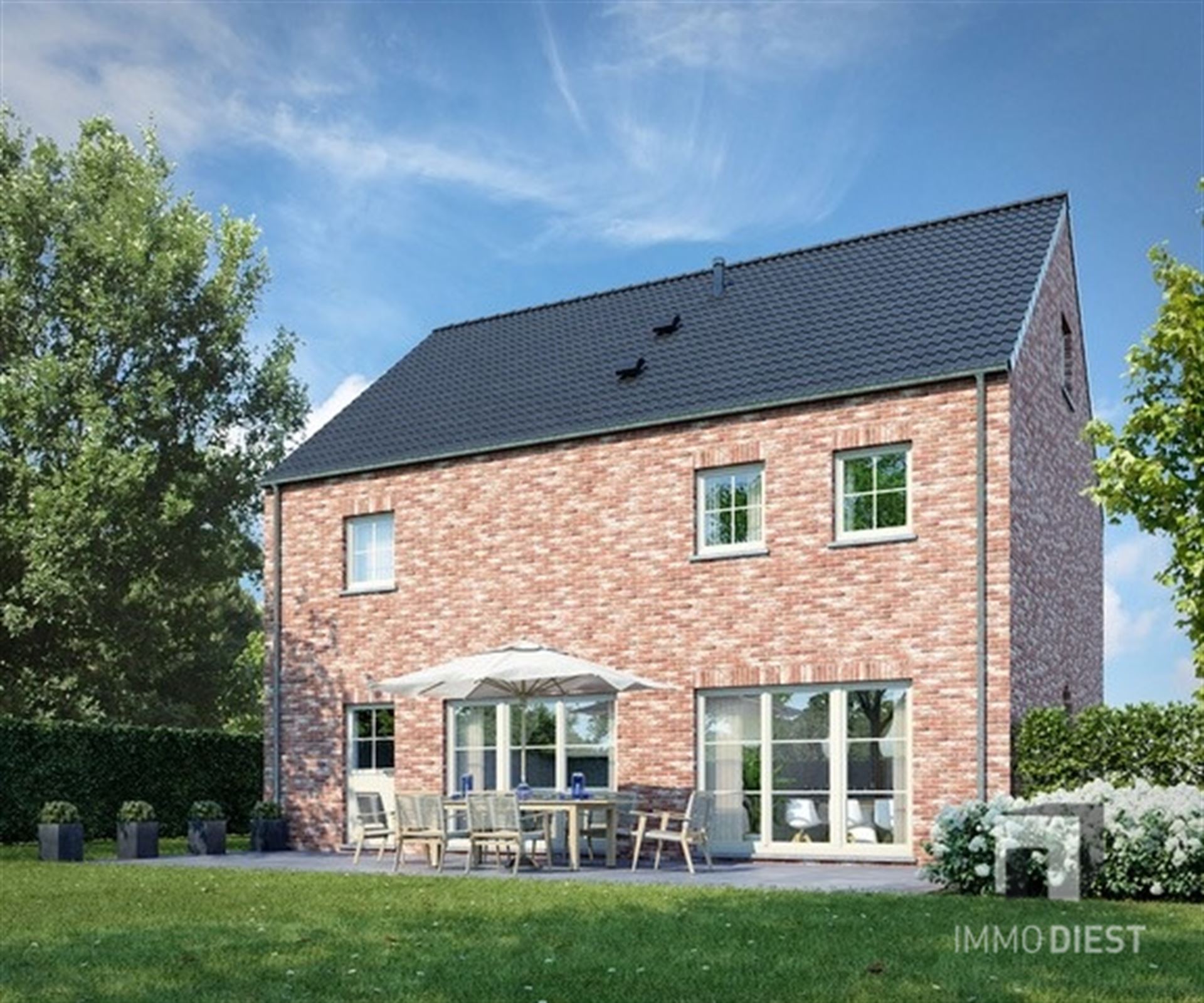 Nog te bouwen villa op knappe bouwgrond voor open bebouwing 18,66are - foto 3