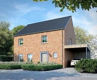 In de rustige Heikensstraat in Zonhoven vinden we deze knappe open bebouwing in een landelijke bouwstijl terug. De voorgestelde woning (157m2) van...