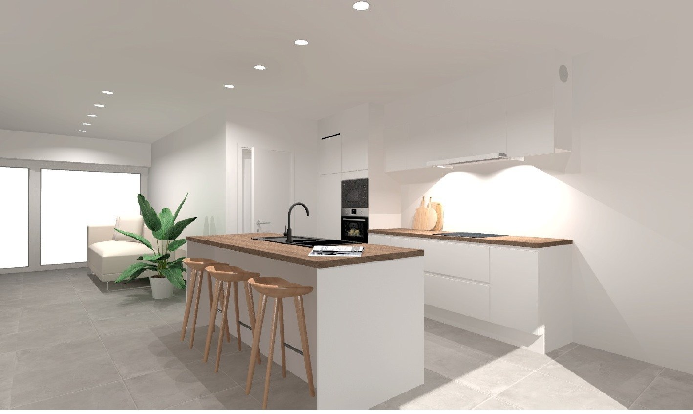 GEEN BOVENBUREN - Nieuwbouw - 2 grote terrassen &amp; 2 kamers ! - foto 3