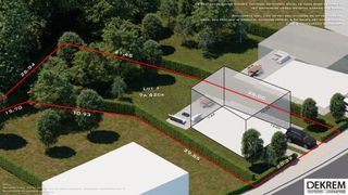 Perceel bouwgrond voor open bebouwing met een oppervlakte van ± 7a 62ca. Perceelbreedte: 20,39m. Bouwbreedte: ± 10,96m. Lot 1 uit een...