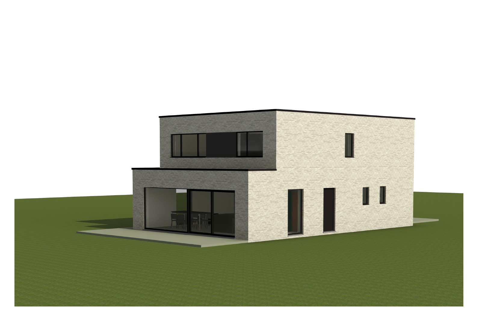 Ruime nieuwbouwwoning te Boutersem met zicht op het achterliggend groen - foto 3