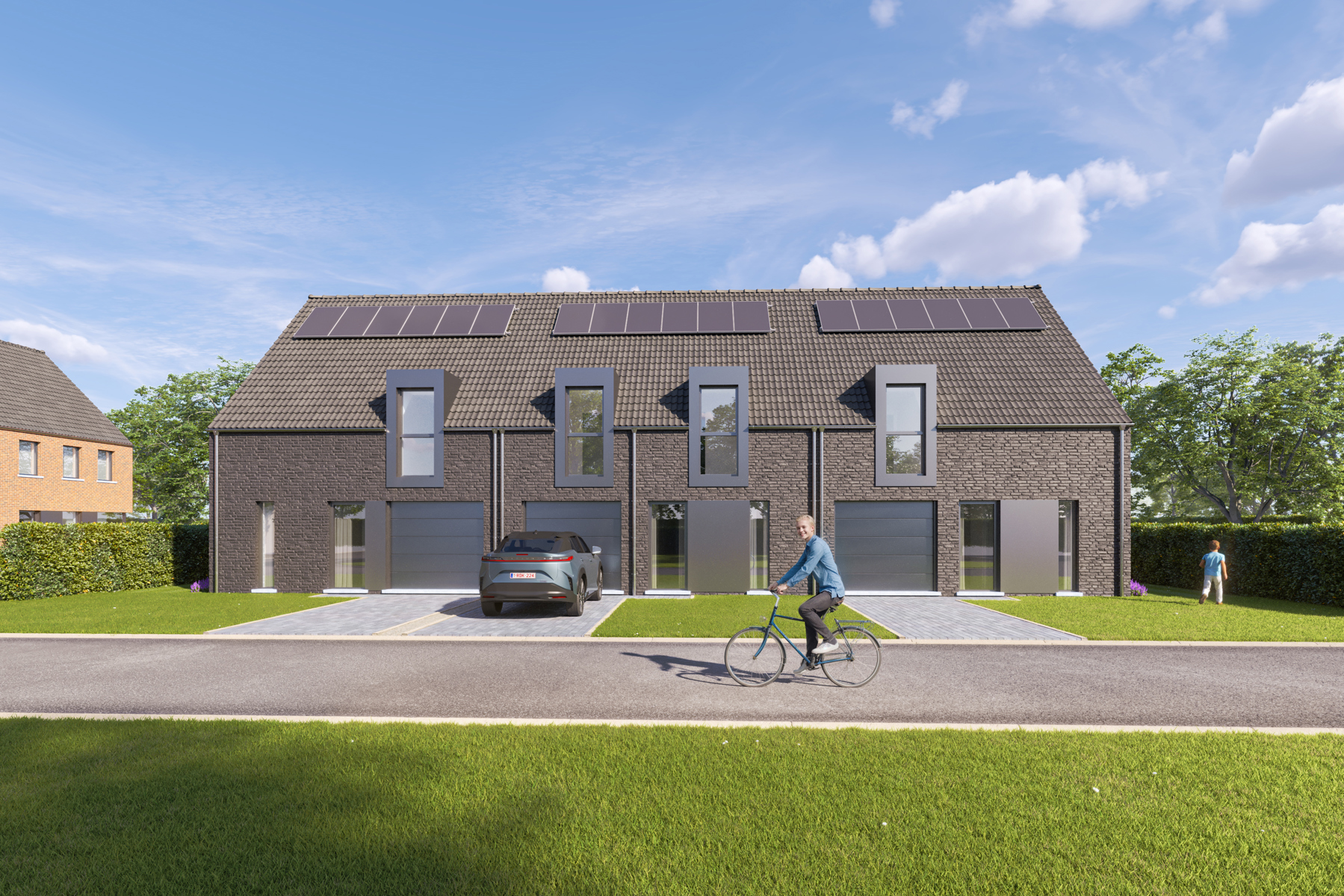 Moderne en rustig gelegen woning (3slk) met garage (lot 1) - foto 2