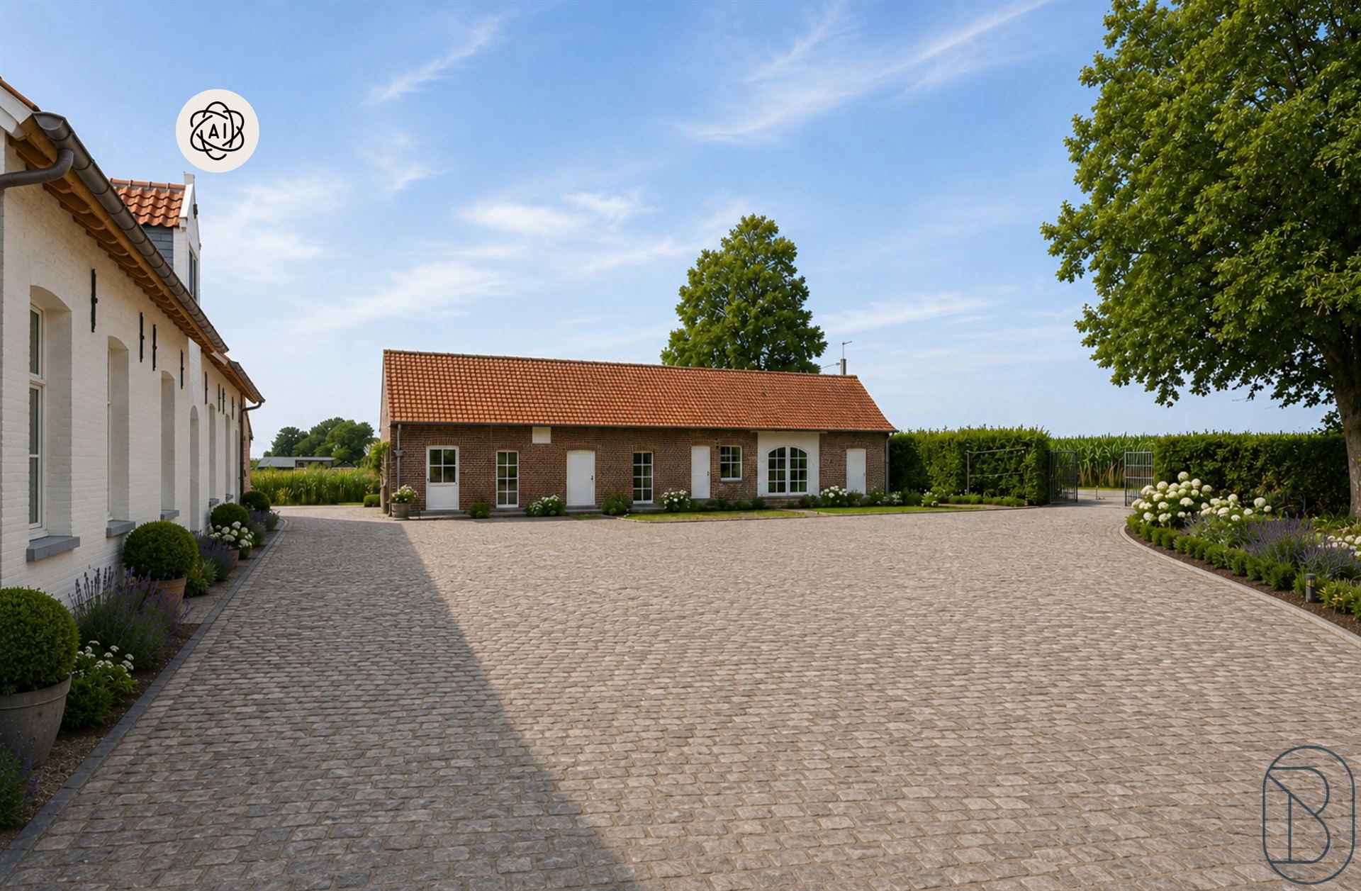Uniek casco-landhuis met bijgebouw en vijver op TOP ligging! - foto 5