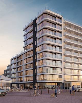Pavillon Royal is een <strong>residentieel</strong> <strong>nieuwbouwproject</strong> op een <strong>prominente</strong> <strong>locatie</strong> op de <strong>zeedijk</strong> van <strong>Blankenberge</strong>. Het project combineert <strong>hedendaagse</strong> <strong>architectuur</strong> met een <strong>uitzonderlijke</strong> <strong>ligging</strong> aan zee en biedt een <strong>gevarieerd</strong> <strong>aanbod</strong> aan appartementen met <strong>frontaal</strong> en <strong>zijdelings</strong> <strong>zeezicht</strong>. Dankzij de centrale ligging tussen strand en stadscentrum vormt Pavillon Royal een aantrekkelijke woon- en verblijfslocatie aan de Belgische kust. <br /><br />Pavillon Royal wordt ontwikkeld door POC Real Estate in samenwerking met OBC (Ostend Building Caenen) en omvat een doordachte mix van appartementen met <strong>verschillende</strong> <strong>oppervlaktes</strong> en <strong>indelingen</strong>. Het aanbod bevat 27 appartementen met frontaal of zijdelings zeezicht met oppervlaktes van 63 m² tot 126 m². Tevens is er één exclusieve duplex appartement van 135 m². U heeft de keuze tussen 1-, 2- en 3-slaapkamerappartementen met <strong>ruime</strong> <strong>terrassen</strong> die maximaal inspelen op licht, uitzicht en buitenbeleving.<br /><br />Op het gelijkvloers bevinden zich 4 handelsruimtes. De locatie Pavillon Royal bevindt zich op de zeedijk van Blankenberge, een van de <strong>meest</strong> <strong>gegeerde</strong> <strong>locaties</strong> aan de <strong>Belgische</strong> <strong>kust</strong>. De combinatie van zeezicht, strand voor de deur en de nabijheid van winkels, restaurants en het stadscentrum zorgt voor een unieke woonomgeving voor zowel vaste bewoners als tweede verblijvers.<br /><br />Het ontwerp is van <strong>Berkein</strong> <strong>Architects</strong>, dat koos voor een hedendaagse en heldere architectuur met <strong>veel</strong> <strong>glas</strong> en ruime terrassen. Het project is ontworpen om maximaal te <strong>profiteren</strong> van de <strong>lichtinval</strong> en de ligging aan zee, met appartementen die een sterke connectie creëren tussen binnenruimte, terras en het omliggende kustlandschap.