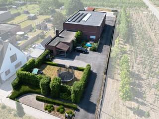 Te huur, multifunctioneel handelspand met woonst, magazijn (290m²) en loods (100m²) te OudenaardeVLOT BEREIKBAAR, VEELZIJDIG COMMERCIEEL PAND met...