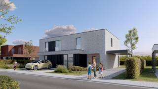 Aan de Dosseweg in Schuiferskapelle, een rustige omgeving in Schuiferskapelle, realiseren we het nieuwe woonproject "Juffrouw Elzastraat'. De verkaveling heeft een landelijk karakter en is omgeven door agrarisch gebied, waardoor je hier geniet van blijvend open zicht en rustige woonbeleving.<br /><br />Lot 3, een ruime half open bebouwing, beschikt over een totale woonoppervlakte van 161,82m² op een perceel van 336m².<br />De woning combineert hedendaagse architectuur met een energiezuinige afwerking. Grote raampartijen, een lichtrijke open indeling zorgen voor een gevoel van ruimte en comfort. Ideaal voor wie rust zoekt op een centrale locatie vlak bij Tielt. <br /><br />Neem contact op met ons kantoor voor meer info of inzage in de plannen - 051/40 40 10.