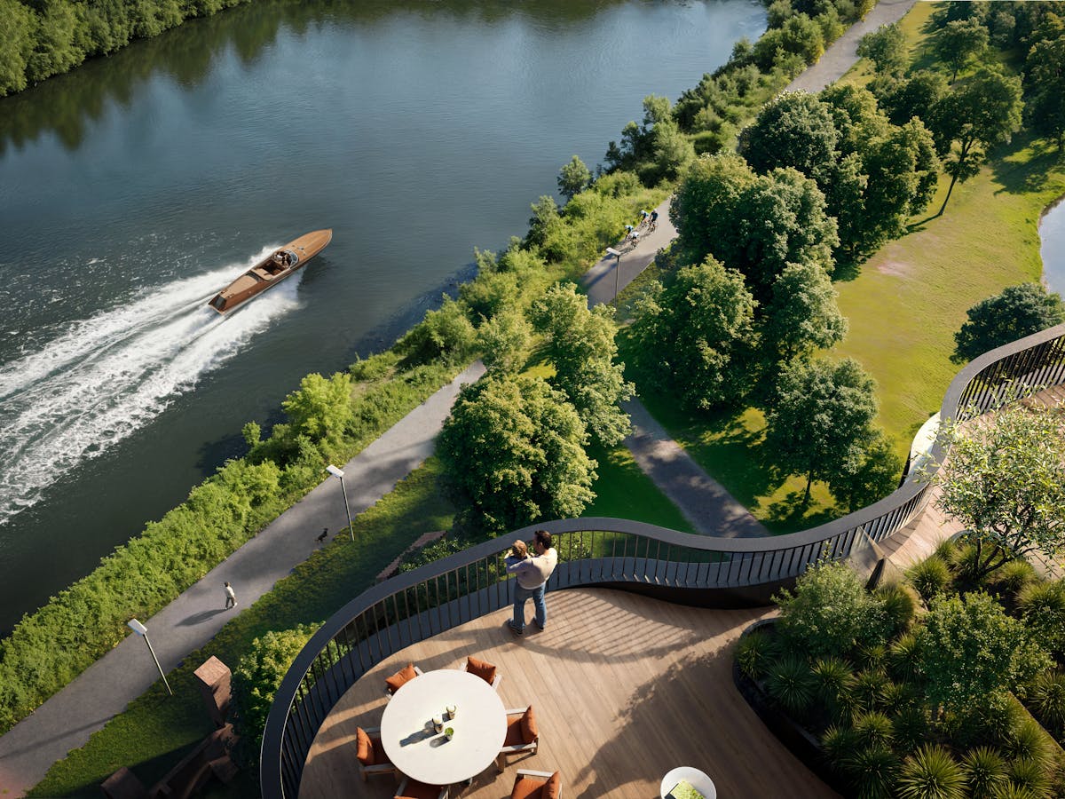 Exclusief penthouse aan de Leie met panoramisch terras (110m²) - foto 4