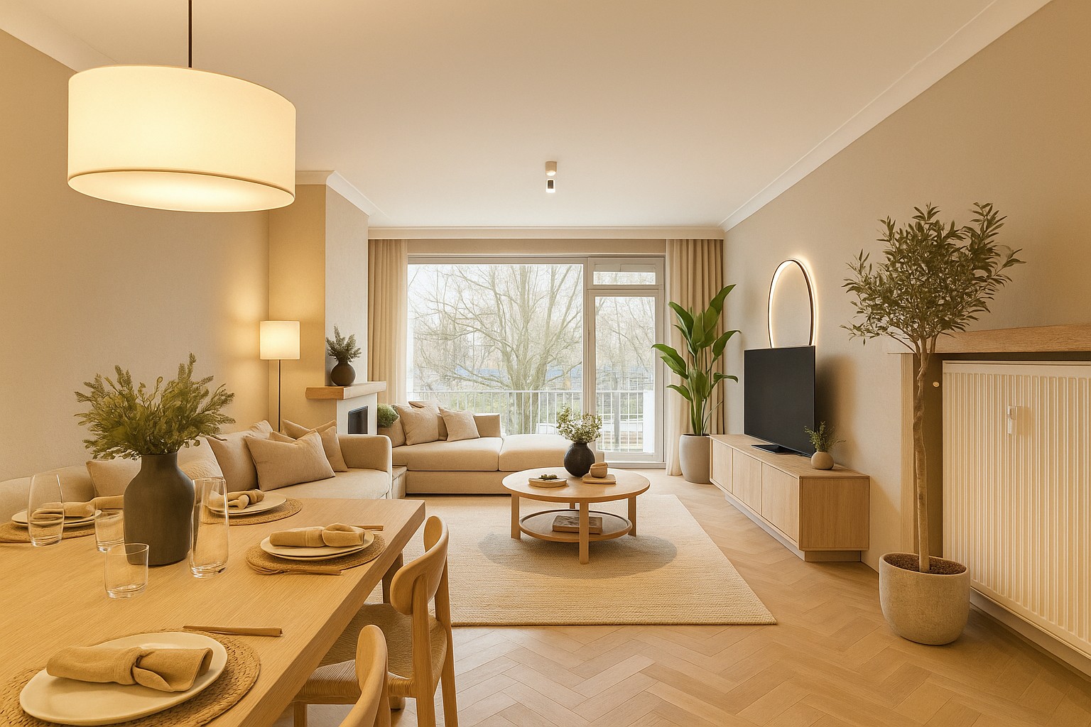 Op te frissen appartement – Linkeroever - foto 1