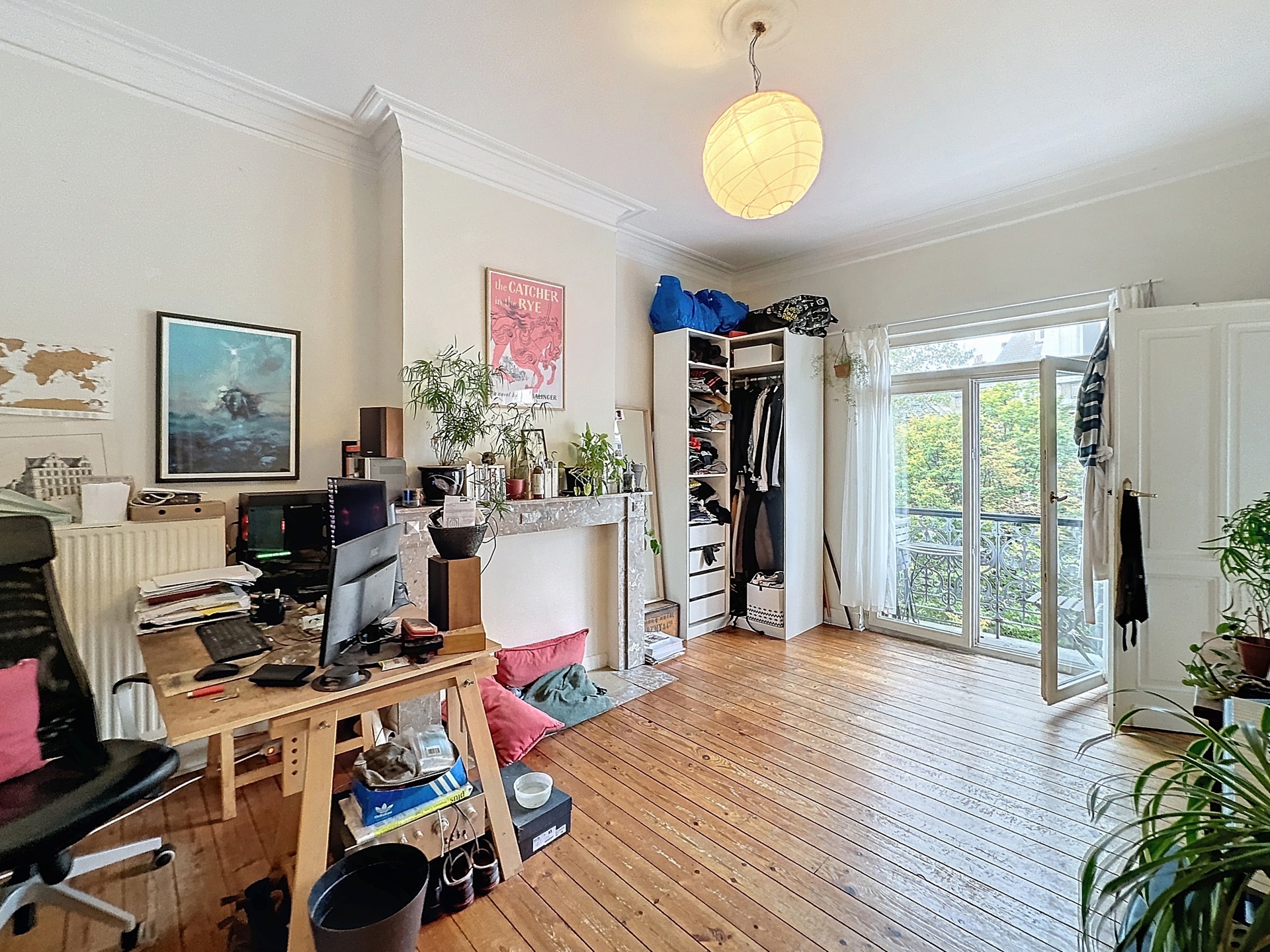 Mooi appartement met 1 slaapkamer + bureau - foto 4