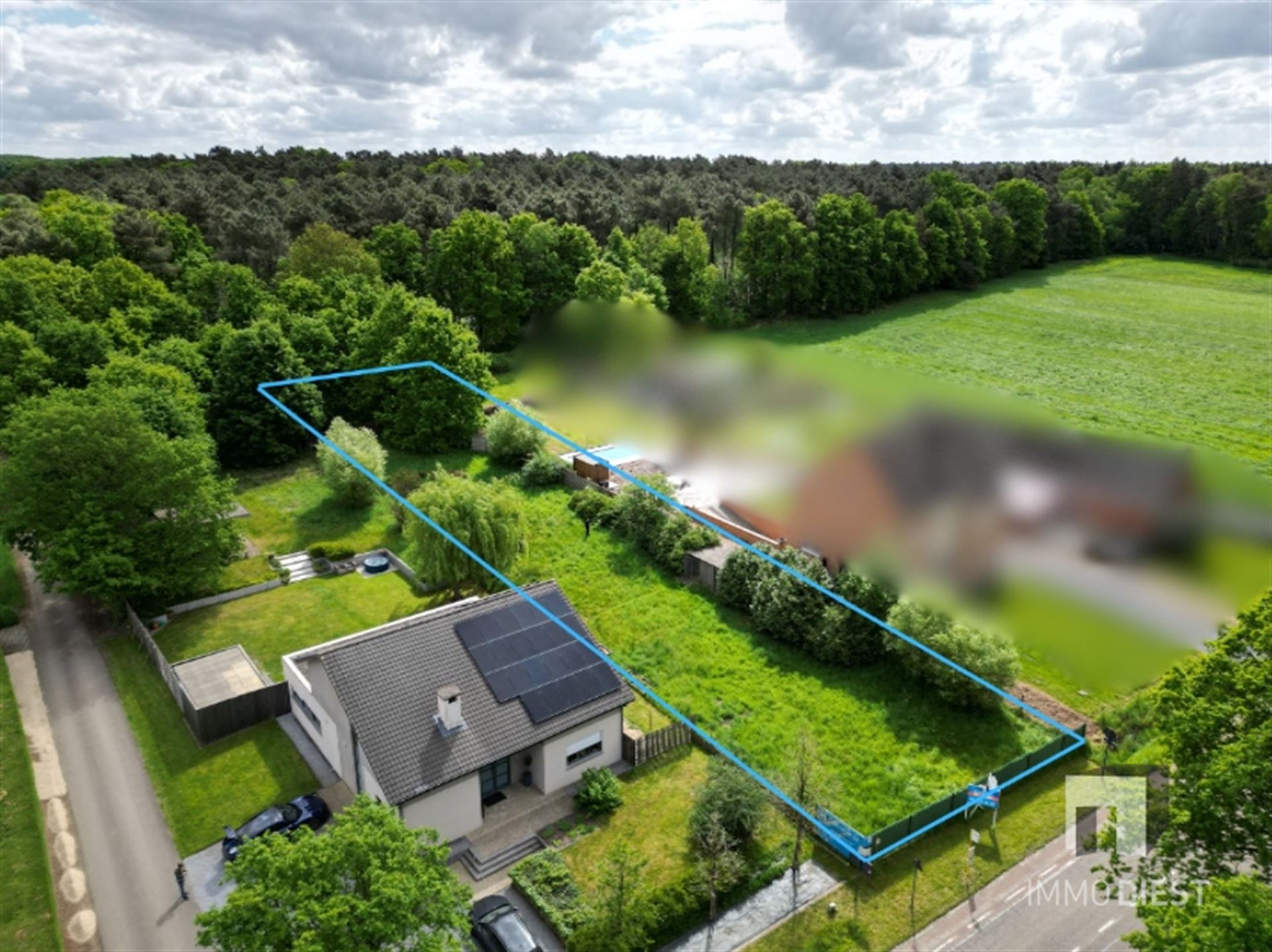 Nog te bouwen villa op knappe bouwgrond voor open bebouwing 18,66are - foto 4