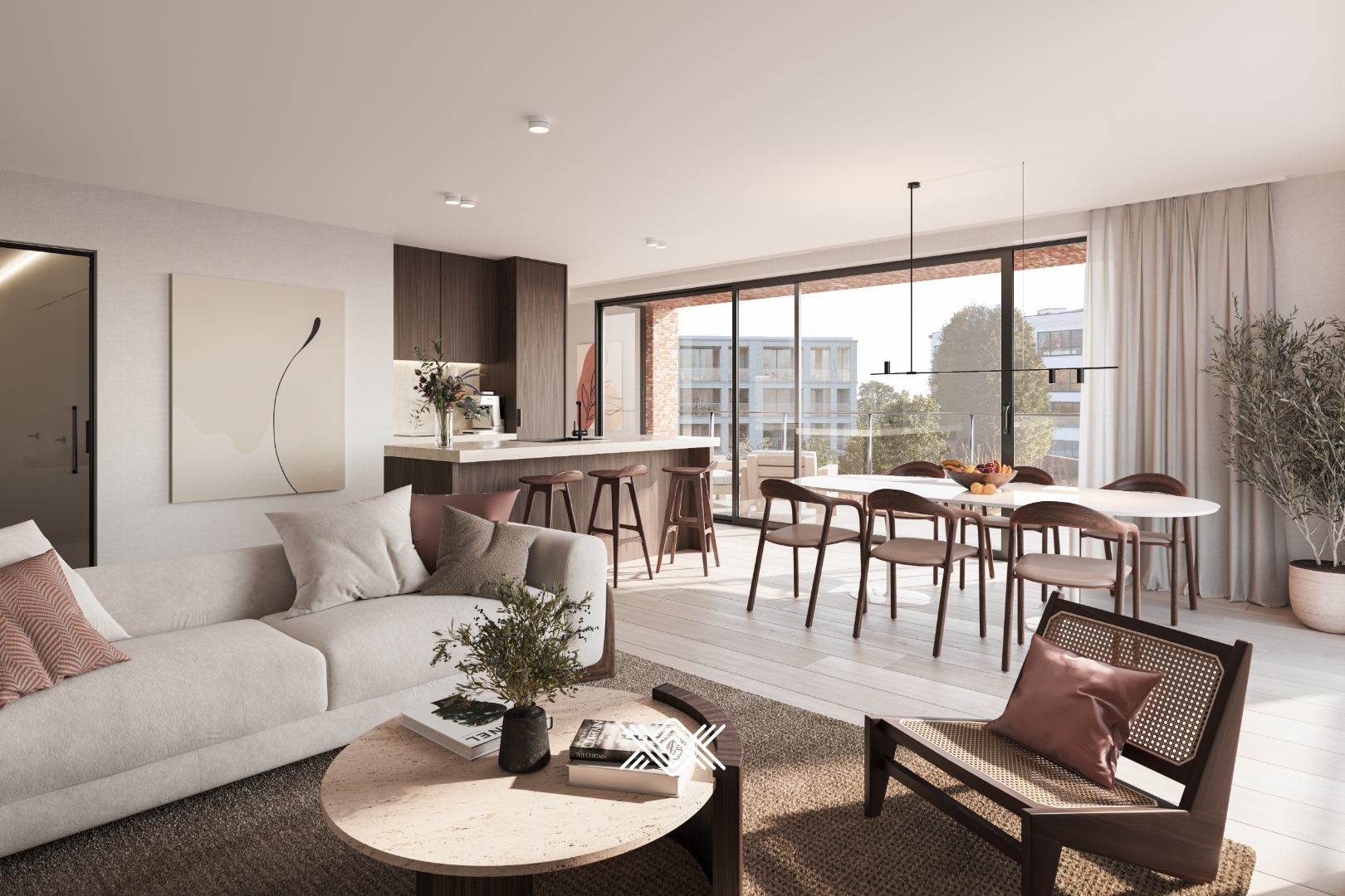 Gelijkvloers appartement met één slaapkamer in Wetteren - foto 4