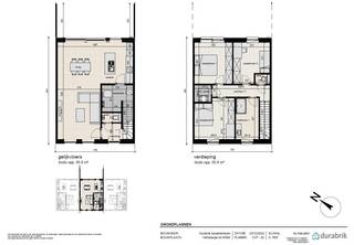 In het rustige en landelijke Hertsberge realiseert Durabrik een nieuwe kleinschalige verkaveling in het verlengde van de Muntestraat. In een eerste fase komen er nu 10 woningen in verkoop. <br /><br />Lot 6 is een gesloten bebouwing in de moderne bouwstijl : 2 bouwlagen en een plat dak. <br />GELIJKVLOERS : inkom, wc, ruime living, open keuken met eiland, ruime berging/wasplaats.<br />EERSTE VERDIEPING : 3 ruime slaapkamers, ingerichte badkamer met inloopdouche, badkamermeubel met dubbele lavabo, aparte wc, technische ruimte.<br />Eigen private parkeerplaats. Gezellige tuin, toegankelijk achteraan via een padje, ideaal voor fietsers !<br />Doodlopend straatje zonder doorgaand verkeer. Vlakbij nieuwe groenzone. <br />Goeie verbinding met de E40.<br /><br />Deze woning wordt volledig afgewerkt aangeboden met ingerichte keuken en badkamer, bevloering en vloerverwarming.<br />Superenergiezuinige woning (E -25 !) door warmtepomp, doorgedreven isolatiepakket, ventilatiesysteem D en pakket zonnepanelen.<br /><br />Download de brochure via https://durabrik.immo/hertsberge<br />Bij Durabrik ben je zeker van een vaste prijs. Geen budgettaire verrassingen dus tijdens je bouwtraject.<br />Heb je vragen? Contacteer dan je bouwadviseur via 09/280.60.60. of mail naar info@durabrik.be.<br />Inspiratie opdoen? Bezoek onze kijkwoning in Roeselare of Aalter op afspraak.<br />Prijs excl. btw en kosten. Beelden en oppervlaktes zijn indicatief.
