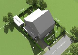 Dit perceel bouwgrond is gelegen te Tielt, met name in de Alfons De Vlamyncklaan 18A met een oppervlakte van 571 m² in een rustige woonwijk/doodlopende straat. Kortom de perfecte locatie om een thuis te maken! <br /><br />STEDENBOUWKUNDIGE VOORSCHRIFTEN:<br />INPLANTING:<br />* Maximale bebouwbare oppervlakte is 250 m².<br />BOUWVOLUME:<br />* Maximum twee bouwlagen | Kroonlijsthoogte: 7.50 m<br />* De achterbouwlijn is min 8 meter ten opzichte van de achterkavelgrens.<br />* Op de verdieping geldt een maximale bouwdiepte tot 20 m.<br />* Ondergrondse en half-ondergrondse bouwlagen zijn toegestaan voor zover er geen toe rit voor auto’s wordt voorzien.<br />DAK:<br />* De dakvorm is vrij (indien hellend dak max. 50 graden met nokhoogte tot 12,50 m).<br />BIJGEBOUWEN: <br />* Toegestaan achter de woning, tot maximum 40 m², met een hoogte tot 3m (nok 4,5 m). <br />CARPORTS:<br />* Toegestaan langs één zijde van de woning, open aan de voorzijde en met een maximale hoogte van 3 m (nok 4 m)<br /><br />VOORZIENINGEN:<br />Aansluiting stadswater, elektriciteit, telefonie (Proximus), tv-kabel (Wyre) zijn reeds tot aan de kavel getrokken. De straatverlichting alsook de gescheiden riolering in de straat zijn reeds aanwezig/voorzien. Tevens heeft de verkavelaar gestort voor de aanleg oprit op het openbaar domein. <br /><br />NOTA: Nevenbestemmingen zoals een kantoor of vrij beroep zijn toegelaten, op voorwaarde dat maximaal 40% van de woningoppervlakte op het gelijkvloers wordt ingenomen en de woonfunctie behouden blijft.