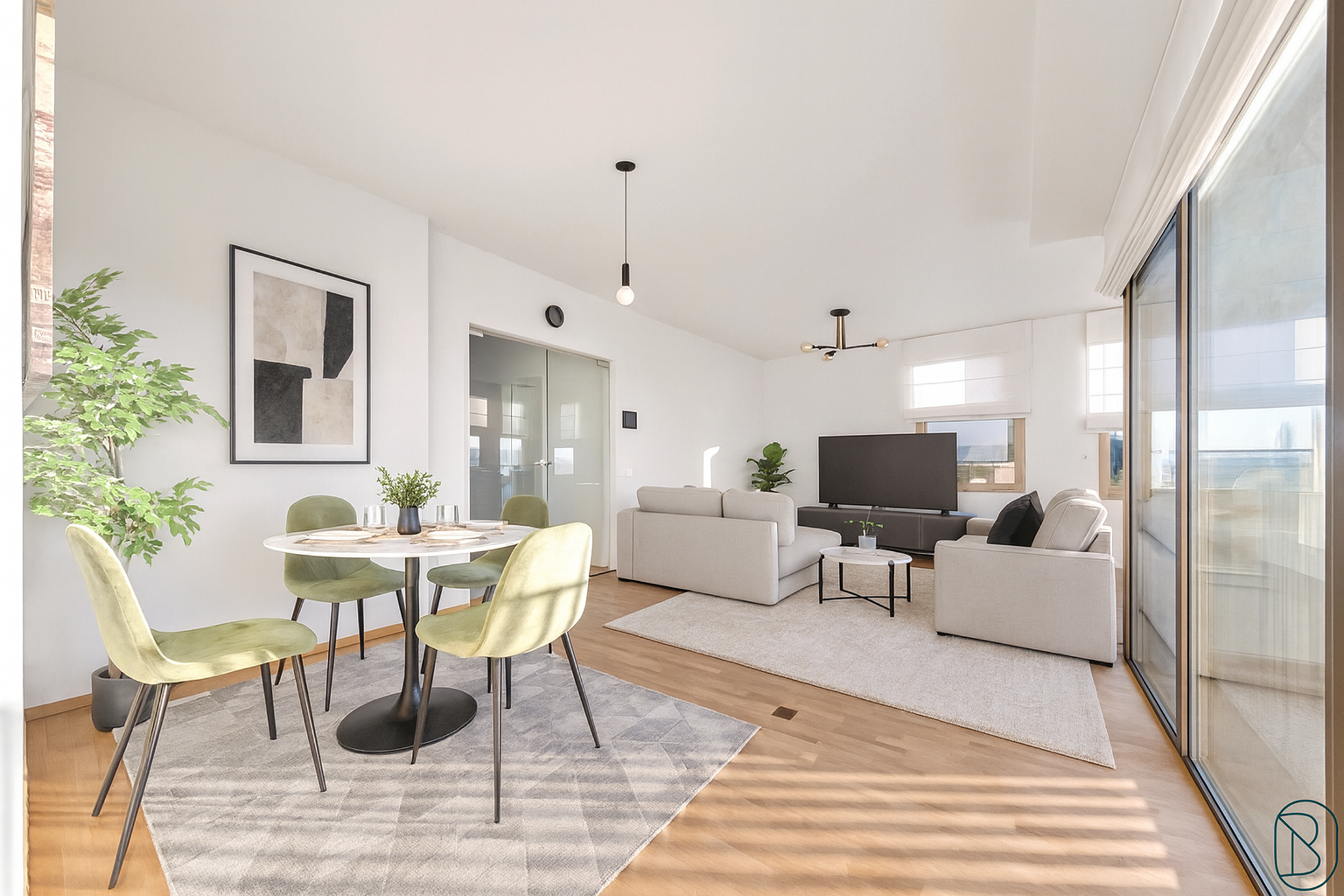 TOPGELEGEN APPARTEMENT met 2 slaapkamers en leuk ZONNETERRAS - foto 1