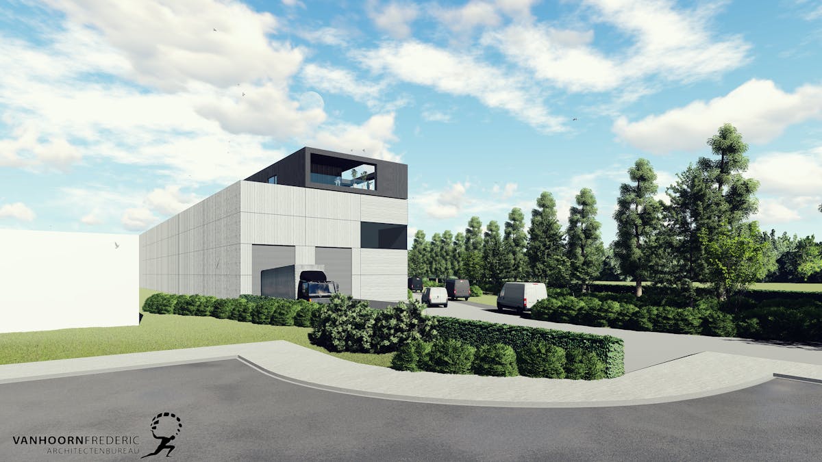 Industrial land (6,649 m²) with building permit for 2,936 m². - photo 1