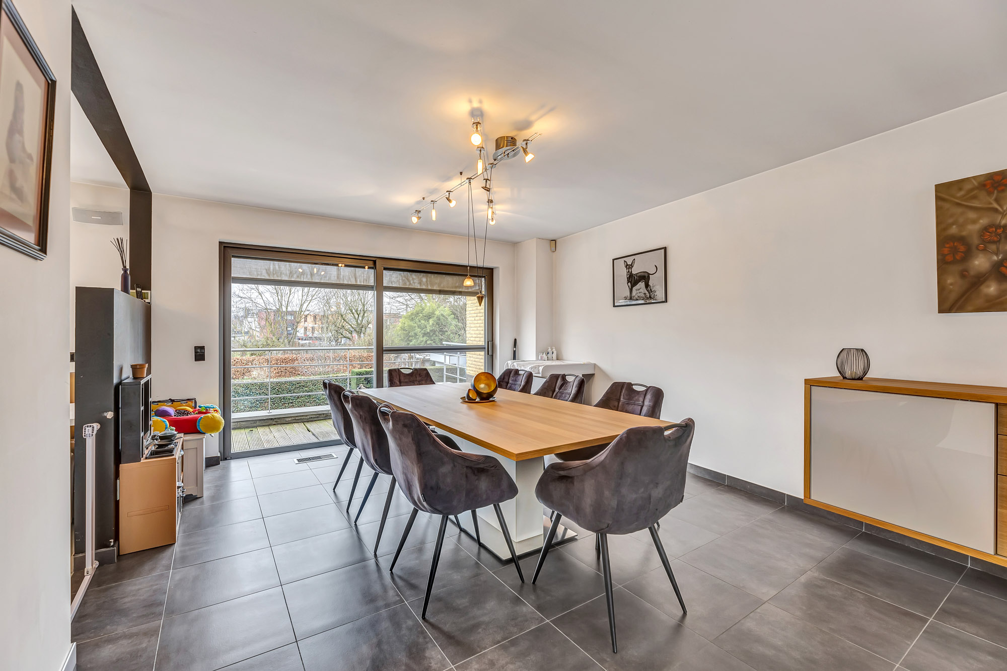 Woonst met 4 slpks en verwarmd zwembad in Erembodegem - foto 4