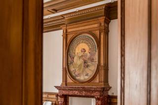 Louise district, exceptional property (+/- 7a20) comprising a hôtel de Maître (+/- 1901) designed by a renowned architect, rear buildings...