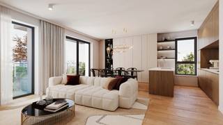 <p><span><strong>Sint-Lambrechts-Woluwe</strong></span> - Dit appartement met 2 slaapkamers, dat deel uitmaakt van het nieuwbouwproject Kerodia, valt op door zijn natuurlijke lichtinval en vloeiende indeling. De ruime woonkamer vormt het hart van het appartement en biedt directe toegang tot de buitenruimte, ideaal om ten volle te genieten van de omgeving.</p>
<p>De twee slaapkamers bieden tal van inrichtingsmogelijkheden, of het nu gaat om een kinderkamer, een kantoorruimte of een logeerkamer. Het geheel wordt aangevuld met hoogwaardige technische voorzieningen die comfort en energie-efficiëntie garanderen.</p>
<p>Een hedendaagse woonst, ontworpen voor comfortabel dagelijks gebruik in een stabiele en gegeerde buurt. </p>
<p>Verkocht onder registratierechten (12,5%) op de grond en btw op de bouw. Oppervlakten en afbeeldingen zijn indicatief. Neem contact met ons op voor meer informatie.</p>