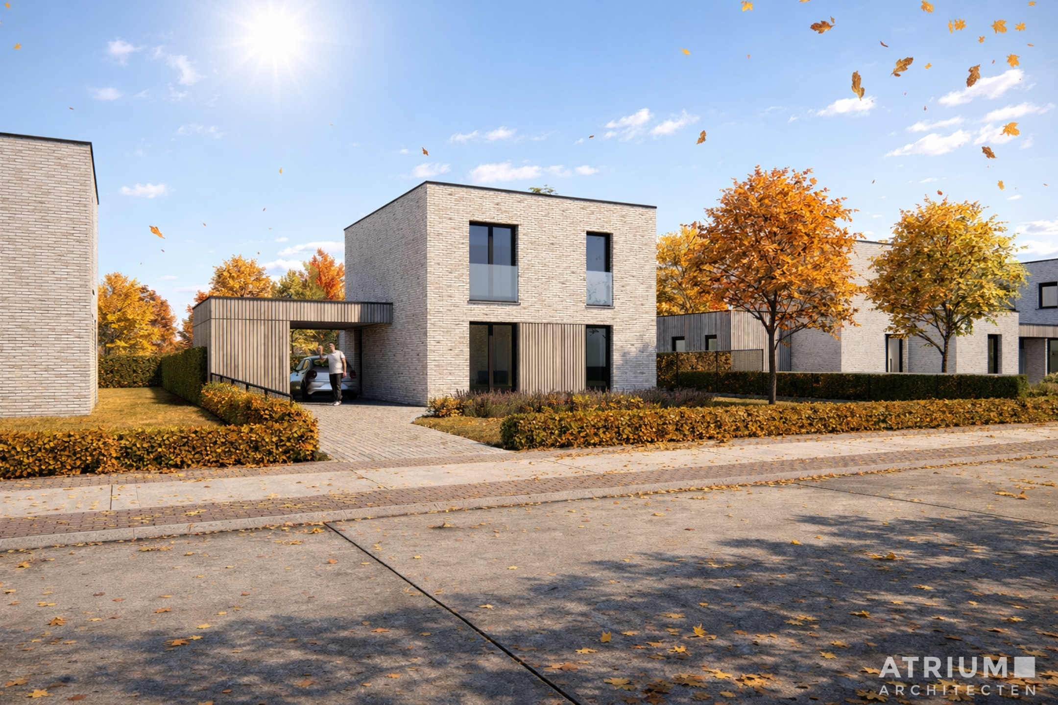 Bouwgrond open bebouwing met vergund plan - 1973m² - foto 3