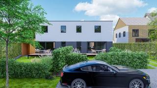 Kleinschalig en energiezuinig project met 3 woningen (2 halfopen, 1 open), rustig gelegen en vlot bereikbaar via de E40 en Oudenaardsesteenweg.<br />Moderne en praktische woningen met veel licht, aandacht voor privacy en een handige indeling. Elke woning heeft 3 slaapkamers, 2 parkeerplaatsen en een tuin met terras. De halfopen woningen hebben een garage aan de straatzijde.Duurzaam gebouwd met E20-peil, wat lagere energiekosten oplevert. Mogelijk tot 6% btw ( sloop heropbouw) indien je aan de voorwaarden voldoet.