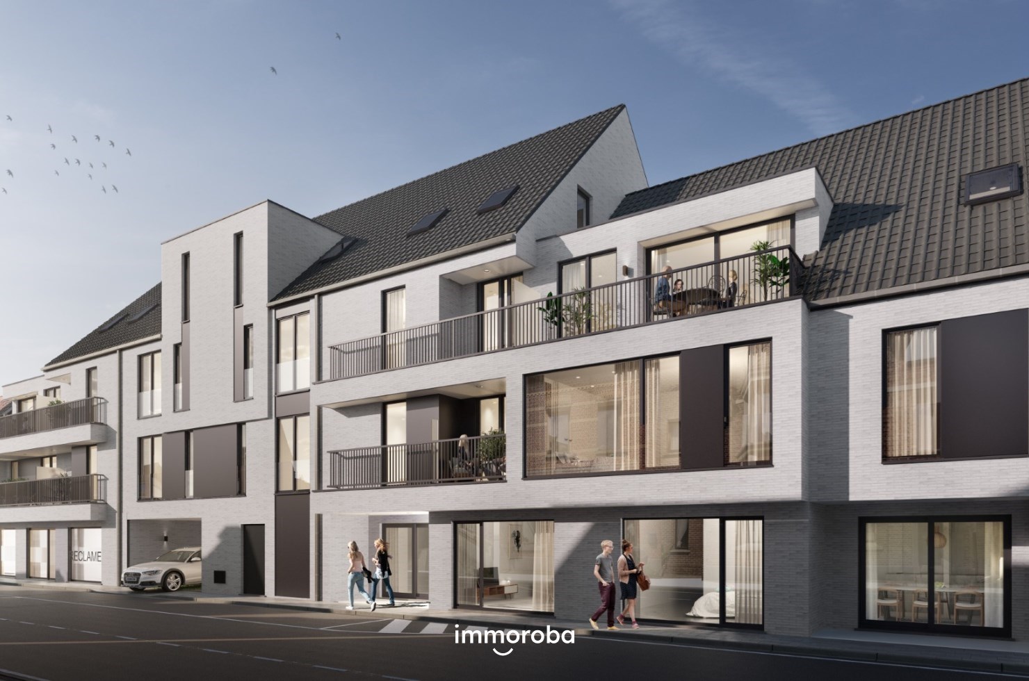 Nieuwbouw gelijkvloersappartement (60 m²) met terras in Residentie Albert &amp; Jerome – Desselgem - foto 5
