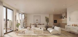 Phone : 02 318 18 08 or new.brussels@weinvest.be - Discover Artico, the conversion of a former municipal garage in Art Deco style. A project that combines the charm of a historic building with the comfort and quality of life of a new construction. Located in the heart of Evere, one of the most dynamic municipalities in the east of Brussels, in a quiet neighborhood at the edge of urban activity, and less than 10 minutes from NATO or the airport.<br />The Artico project consists of 21 new, bright apartments with terraces. This project, equipped with heat pumps, offers excellent energy performance. A unique opportunity for residents and investors.