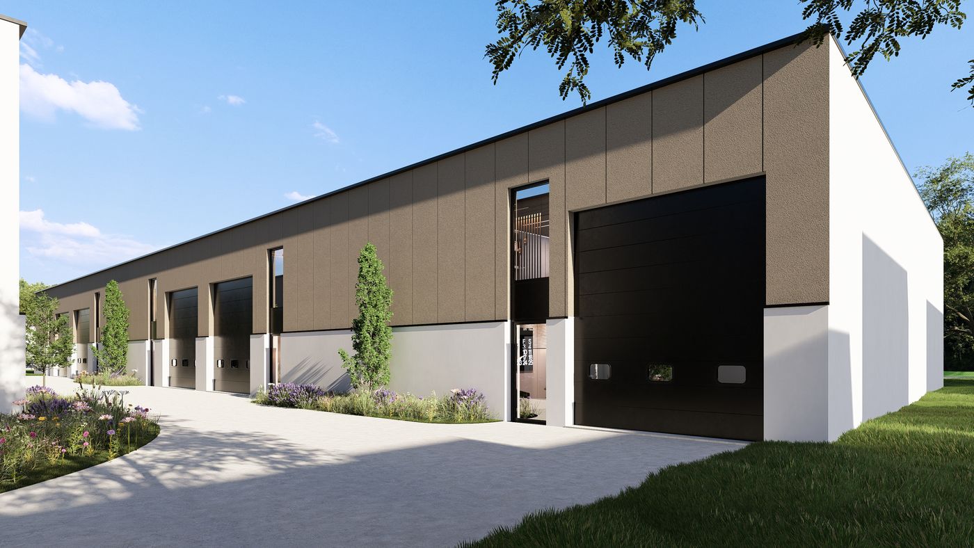 Duurzaam en architecturaal nieuwbouw KMO-unit van 396 m² te Evergem - foto 1