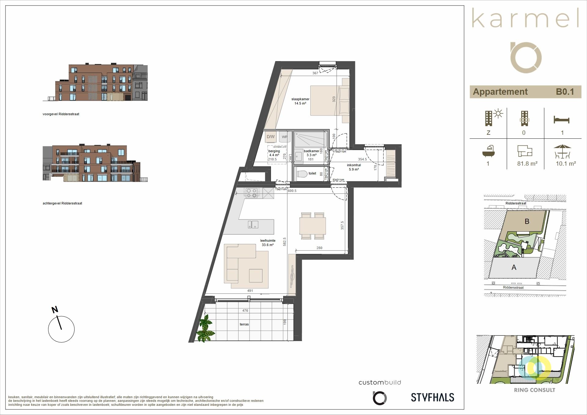 nieuwbouw appartement - 1 Kamer - foto 2