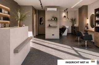 <p><span>Gunstig gelegen handelspand met terras en veel potentieel</span></p><p><span> </span></p><p><span>Dit centraal gelegen handelspand geniet van een uitstekende visibiliteit en vlotte bereikbaarheid, <br />met voldoende openbare parkeergelegenheid in de directe omgeving. Ideaal voor zowel klanten <br />als personeel.</span></p><p><span> </span></p><p><span>De commerciële ruimte heeft een oppervlakte van ca. </span><span>60 m²</span><span> en biedt tal van mogelijkheden voor <br />diverse activiteiten. Aansluitend bevindt zich een praktische achterliggende keuken, een sanitaire <br />ruimte met twee toiletten en een aangenaam terras, wat een mooie meerwaarde vormt voor zowel <br />commerciële als horecagerelateerde invullingen.</span></p><p><span> </span></p><p><span>Het pand is momenteel nog verhuurd, maar zal vrij van gebruik zijn vanaf juni, waardoor het perfect <br />geschikt is voor een startende ondernemer die meteen wil opstarten. Daarnaast is dit eigendom ook <br />een interessante investeringsopportuniteit dankzij de gunstige ligging en veelzijdigheid.</span></p><p><span> </span></p><p><span>Bijkomend beschikt het pand over een </span><span>EPC-label B</span><span>, wat wijst op een energiezuinige en toekomst-<br />gerichte investering.</span></p><p><span> </span></p><p><span>Troeven:</span></p><ul><li><span>Centrale ligging met goede visibiliteit</span></li><li><span>Voldoende parkeermogelijkheden</span></li><li><span>Handelsruimte van ca. 60 m²</span></li><li><span>Keuken en sanitaire voorzieningen (2 toiletten)</span></li><li><span>Gezellig terras</span></li><li><span>Beschikbaar vanaf juni</span></li><li><span>EPC-label B</span></li></ul><p><span>Interesse? Neem gerust contact op voor meer informatie of een bezoek ter plaatse via<br />012 26 22 05 of info@hetimmohuis.be.</span></p>
