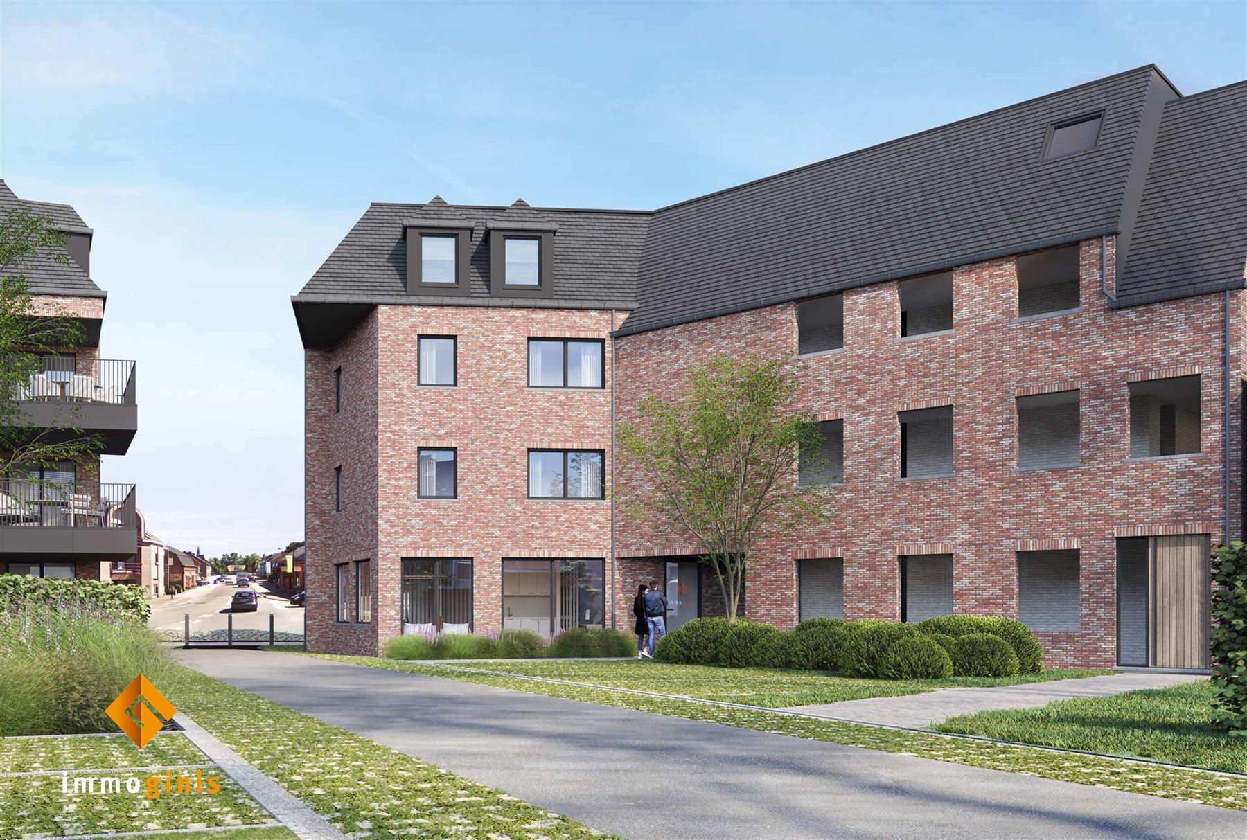 Appartement (eerste verdieping) met 2 slaapkamers en overdekt terras. - foto 4