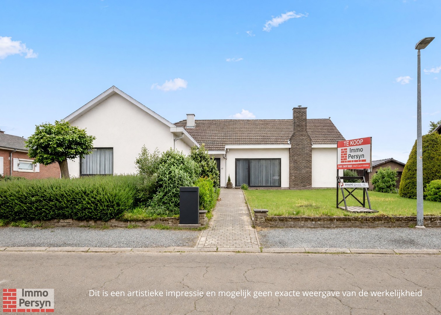 Gelijkvloerse woning met 3 slpk en dubbele garage - foto 2