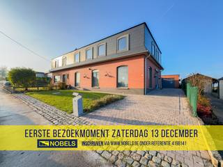 1ste bezoekdag zaterdag 13 december! Inschrijven kan via www.nobels.be onder referentienummer 4198141.INSTAPKLARE FRANSE KOPPELVILLA met 4...