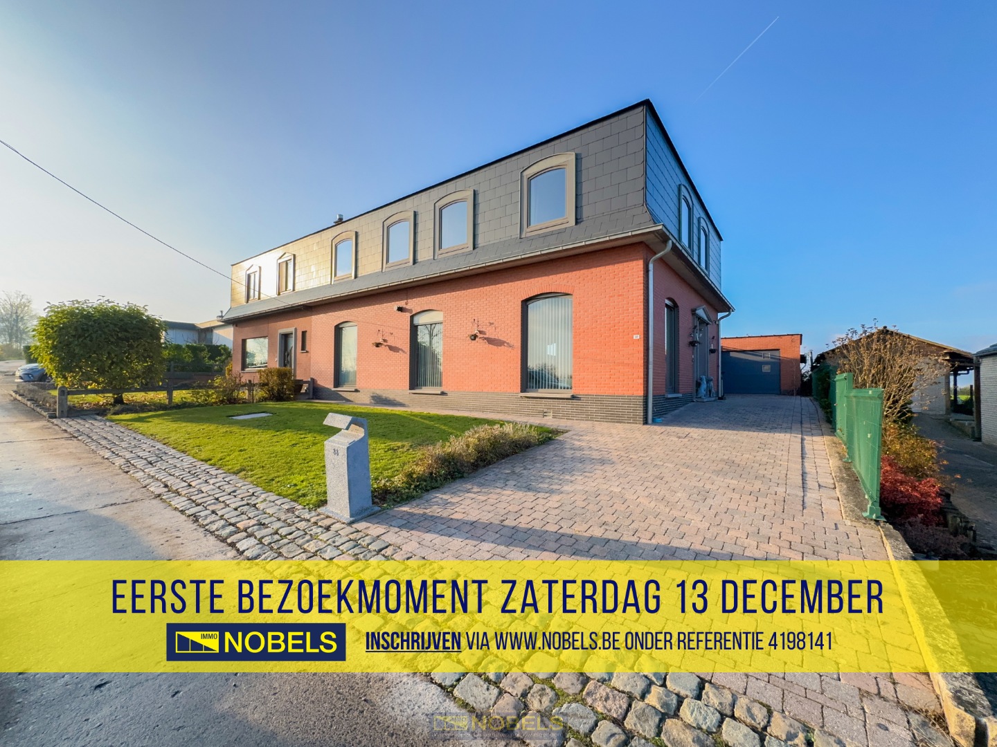 Te koop, Franse koppelvilla met 4 slaapkamers op landelijke ligging te Maarkedal! - foto 1