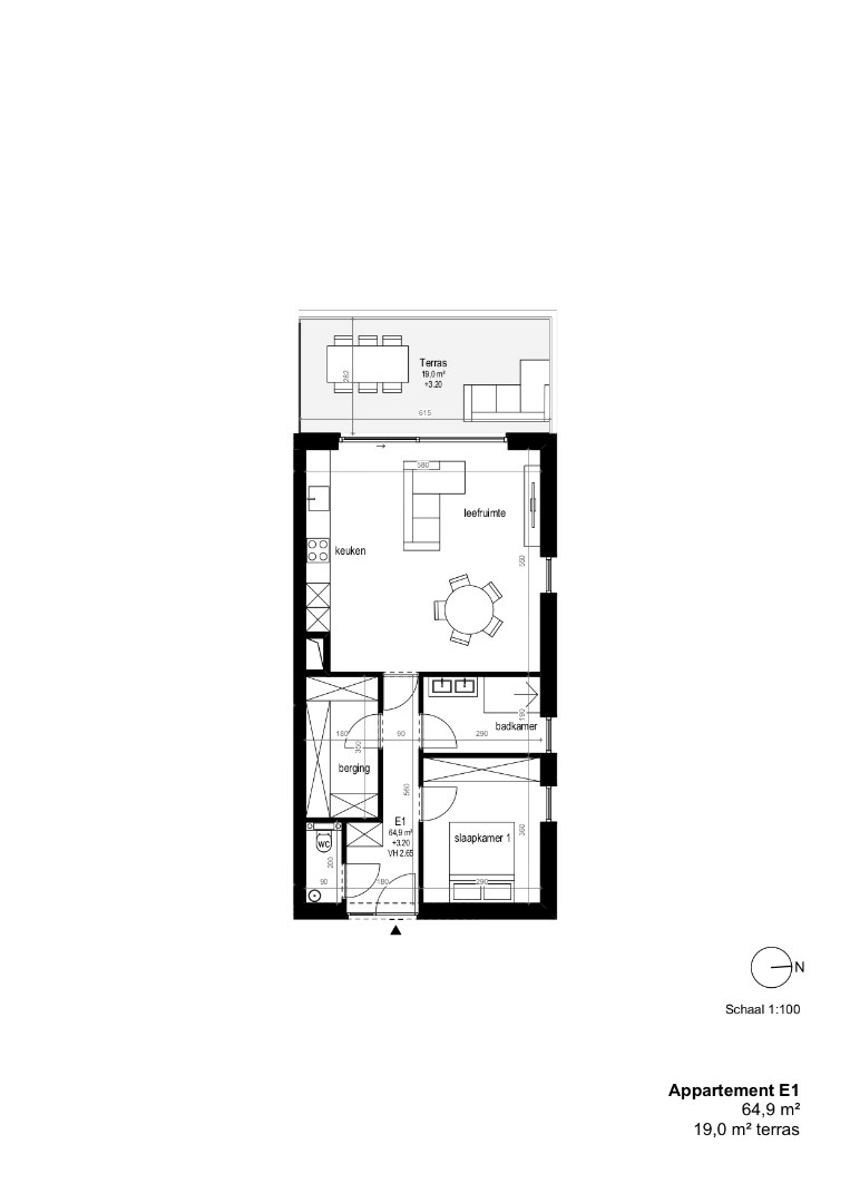 Appartement op de eerste verdieping - foto 4