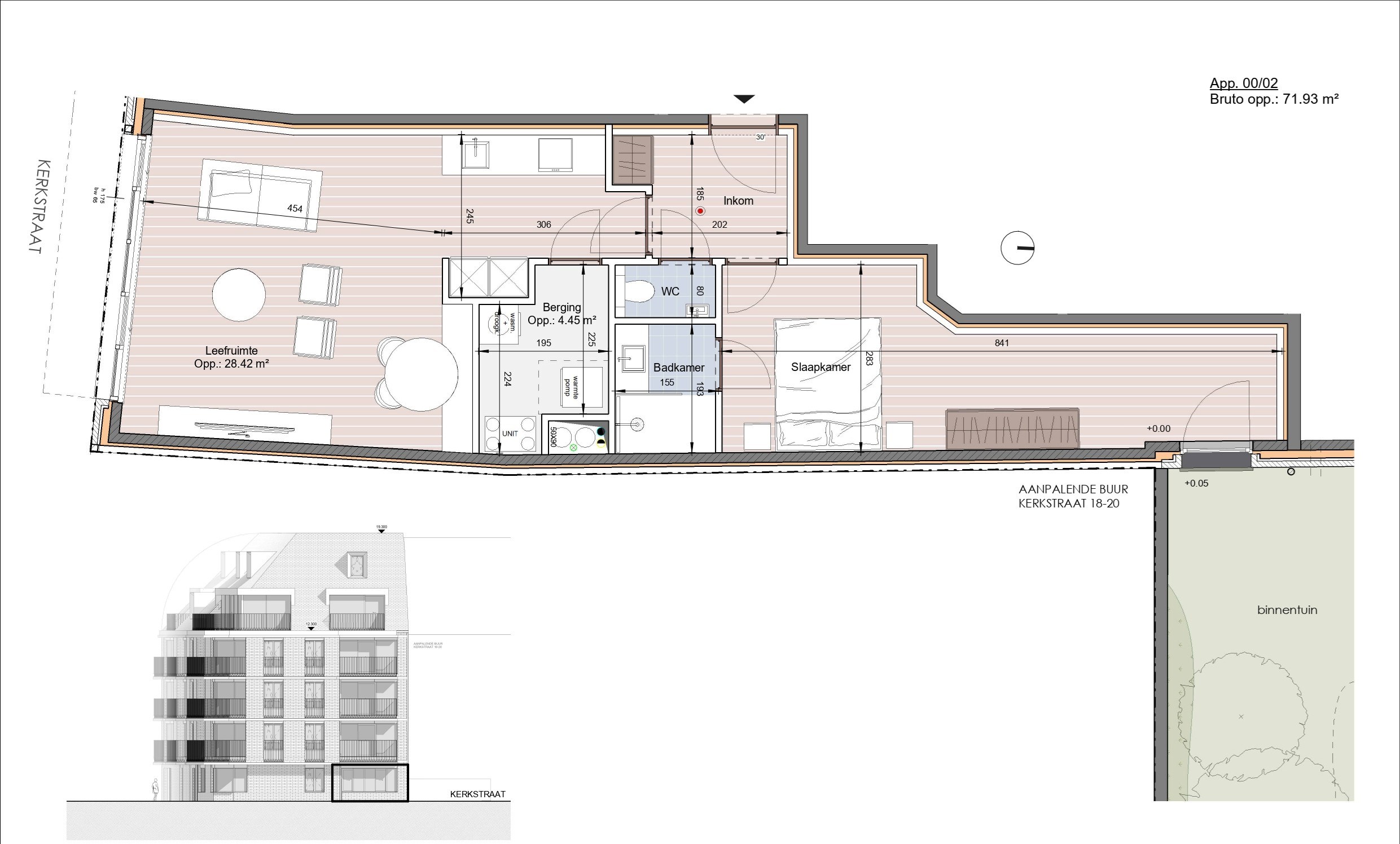 Gelijkvloers appartement met tuin in Residentie Antoine – Heist - foto 5