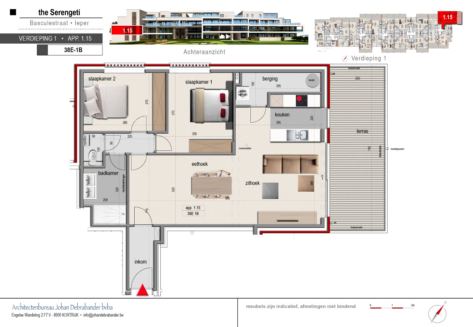 Appartement à vendre à Ypres avec 2 chambres - photo 2